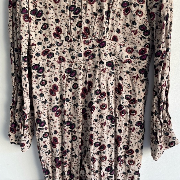 New! Free People some like it hot tan floral print romper jumpsuit 22659 - Picture 6 of 16